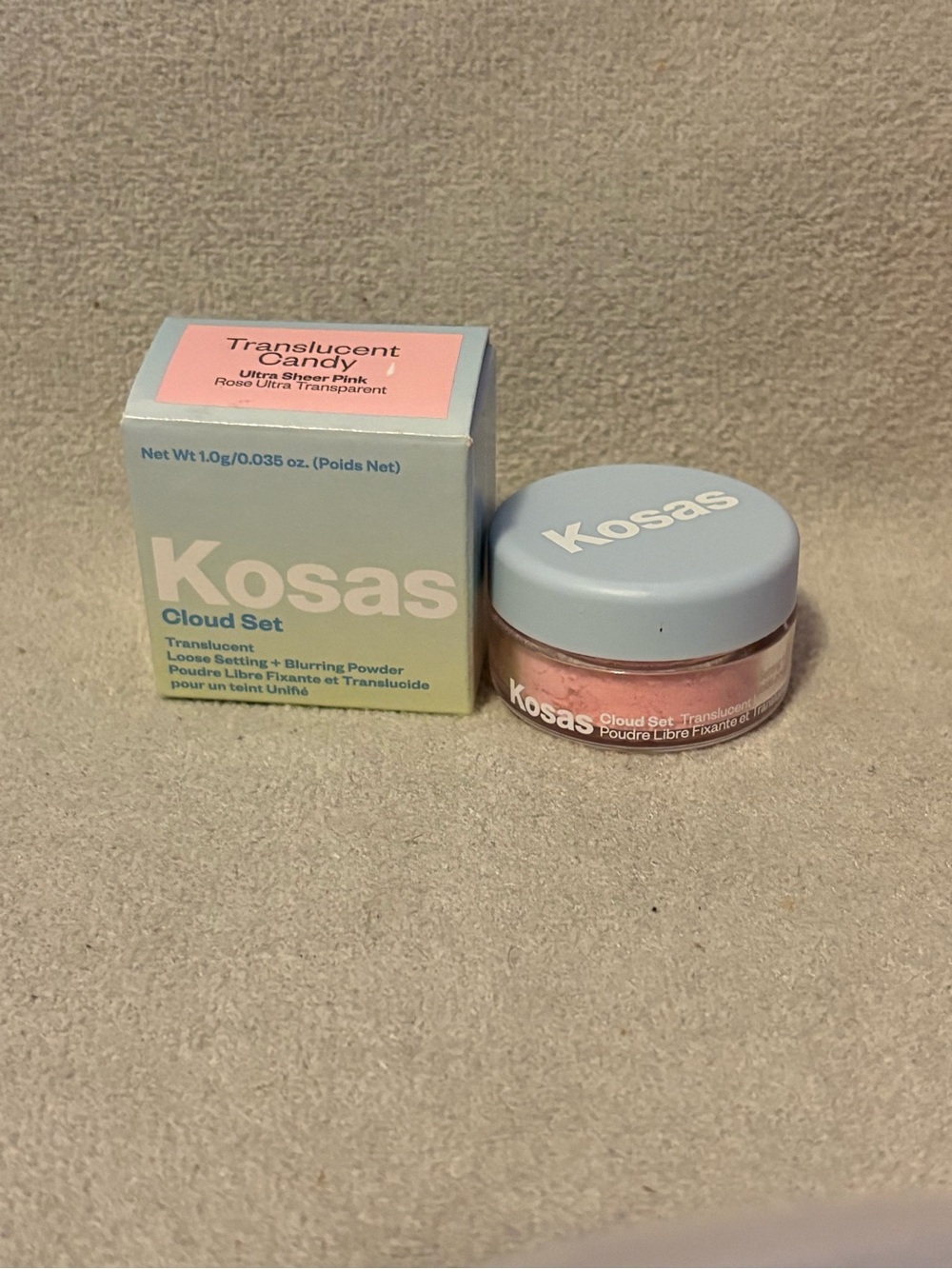 Mini Kosas Cloud Set Loose Setting & Smoothing Powder Translucent Candy New!!